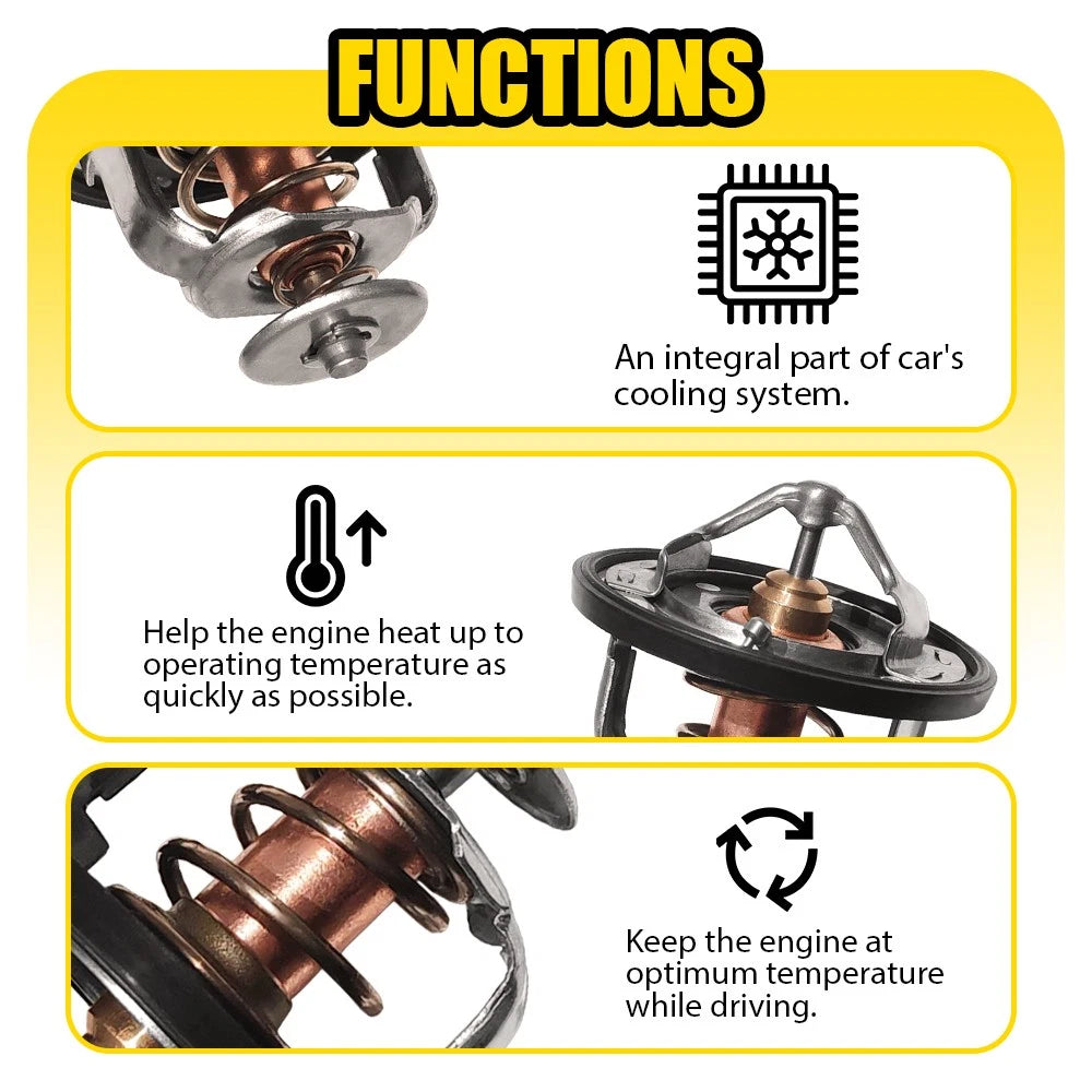 For Nissan Navara D22 D40 YD25 DDTI 2.5L Diesel 82 C Thermostat