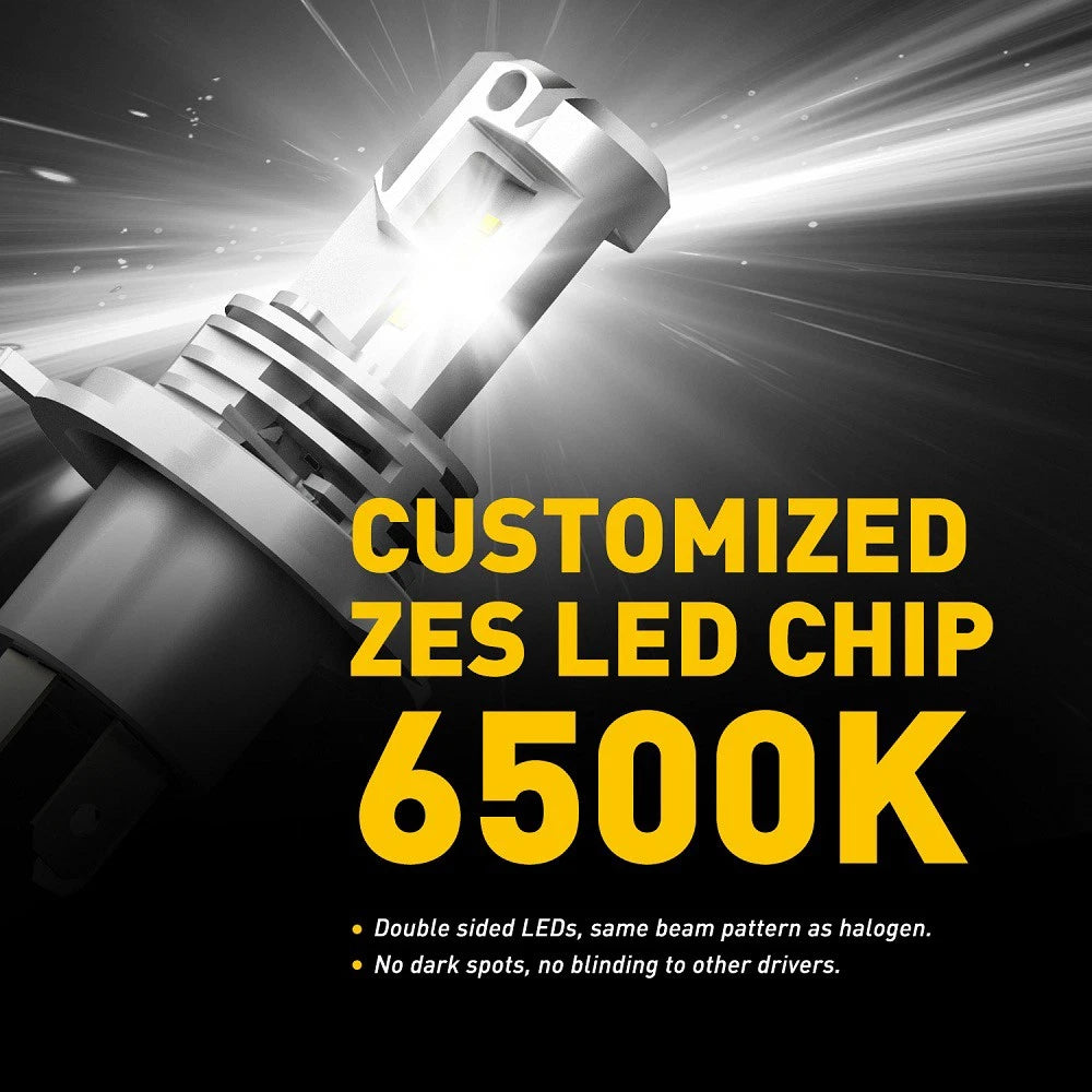 H4 9003 LED Headlight Bulbs Globes Lamp CANBUS FREE High Low Beam Conversion Kit