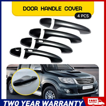 Load image into Gallery viewer, 4PCS Black Exterior Door Handles Covers For Toyota Hilux 2015-2021 Keyless Hole