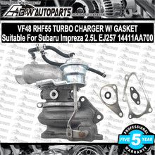 Load image into Gallery viewer, 14411AA700 Turbocharger VF48 RHF55 FITS Subaru Impreza EJ257 2.5L 2008- 2022