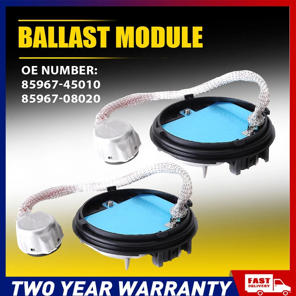 2PCS 8596745010 Xenon HID Headlight Ballast For Toyota Aurion Lexus IS250 IS350