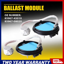 2PCS 8596745010 Xenon HID Headlight Ballast For Toyota Aurion Lexus IS250 IS350