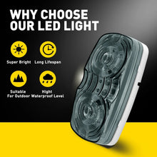 Load image into Gallery viewer, 4PCS Amber Red Led Clearance Lights Side Marker Lamp Trailer Truck Caravan IP67