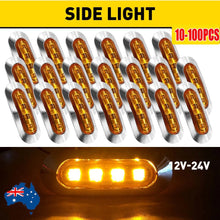 Load image into Gallery viewer, Amber LED clearance side marker lights for trailer, truck or RV, bulk 10–100 pack
