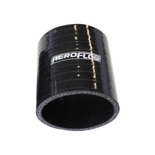 Load image into Gallery viewer, Aeroflow black straight silicone hose 3-1/8 inch ID, 76mm length, 4-ply