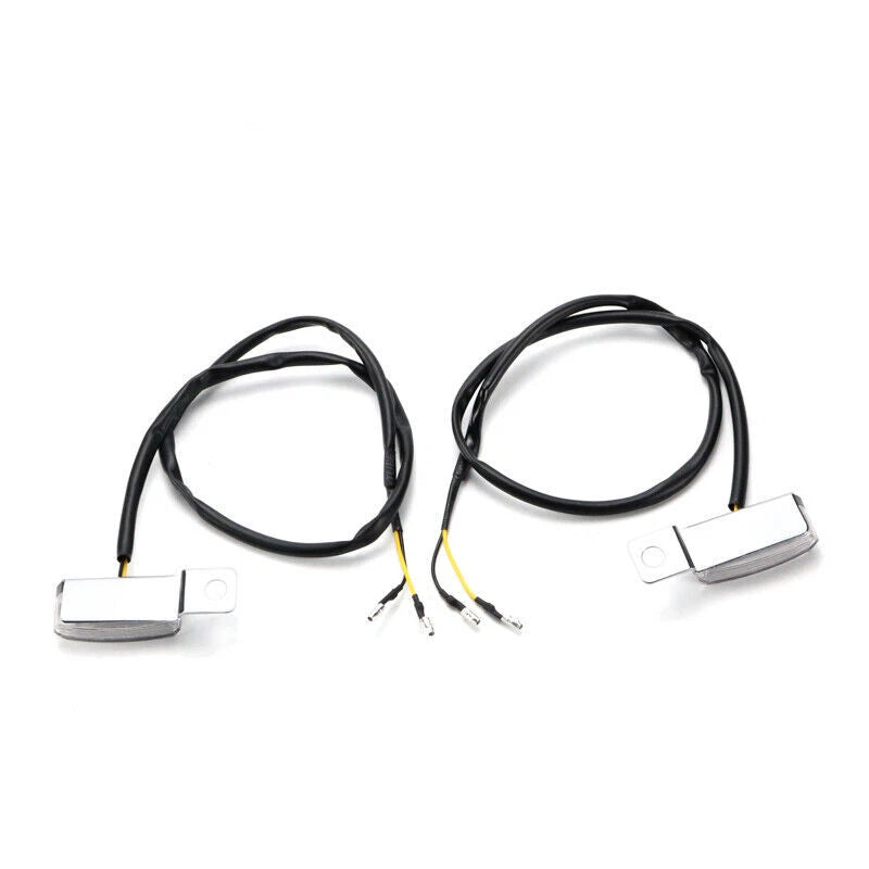 2pcs Mini Motorcycle Turn Signal Indicators Light Blinker Lamp for Harley XL ST