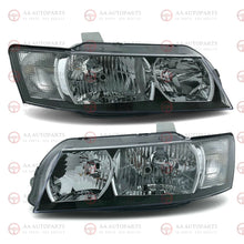 Load image into Gallery viewer, Replacement Black Headlights Pair For Holden Commodore VZ SS SV6 New