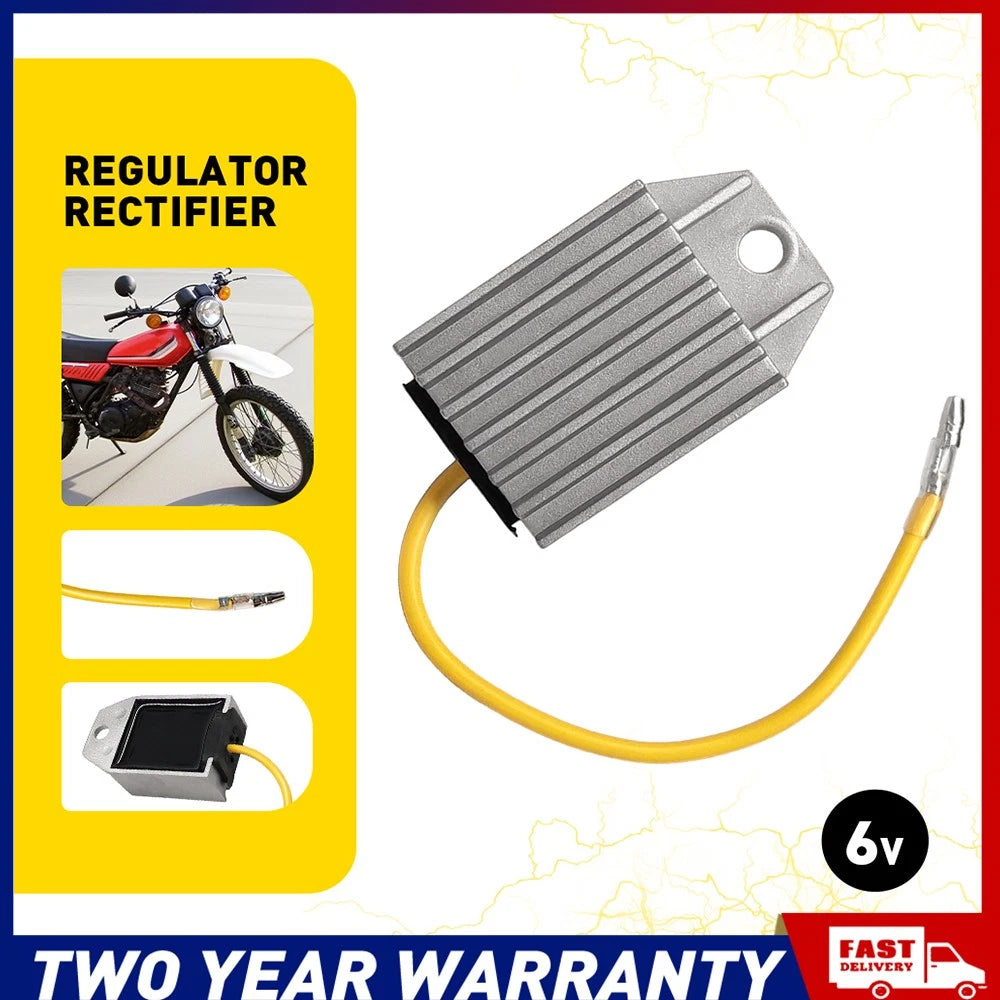 For Yamaha DT125 DT250 DT400 XT250 6V Voltage Rectifier Regulator Replacement