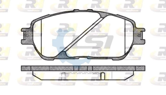 Front Bendix Brake Pad and Disc Rotor for Toyota Estima ACR30 MCR30 MCR40 03-06