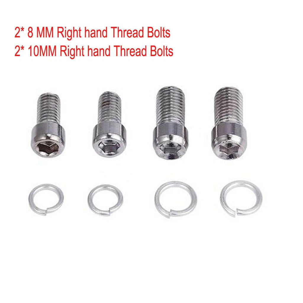 Black CNC Aluminum Alloy 10mm Motorcycle Mirror Mount Riser Extender Adaptor ST