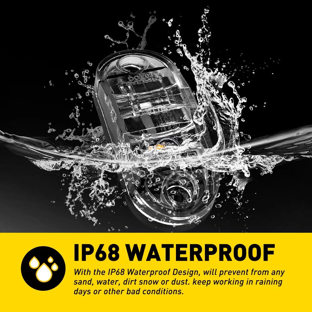 10-100X LED Clearance Lights Side Marker Amber Red Indicators Trailer Lamp NEWA