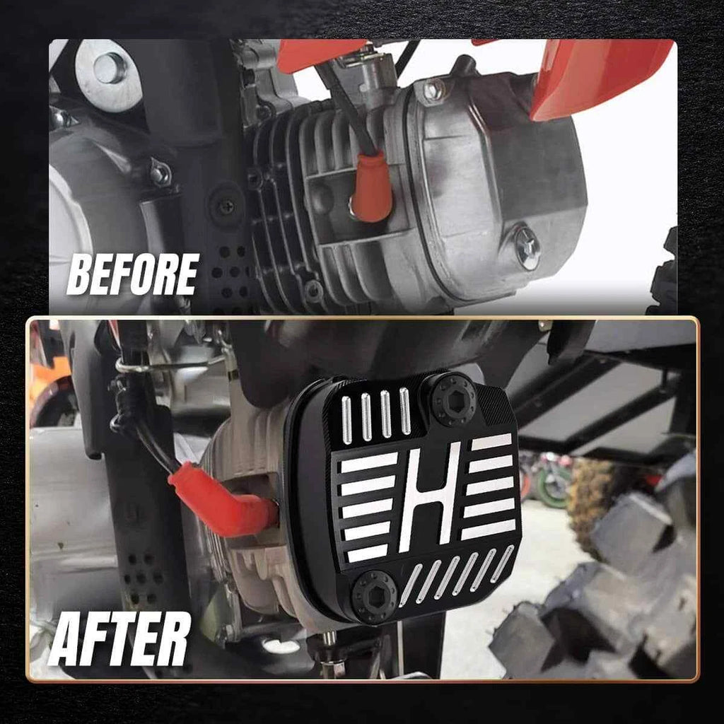 CNC Aluminum Cam Cover For Honda CRF110 2013-2024 14 15 16 17 18 Anodized Black