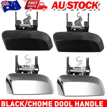 Load image into Gallery viewer, 2x REAR Outer LH+RH Door Handle For Nissan Pathfinder R51 2005-2013 Black/Chrome