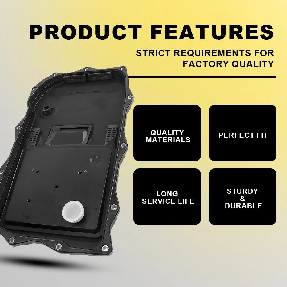 8-speed Auto Trans Oil Pan+Filter+Bolts Kit fits BMW 8HP45Z 8HP75Z 8HP50Z 8HP70Z