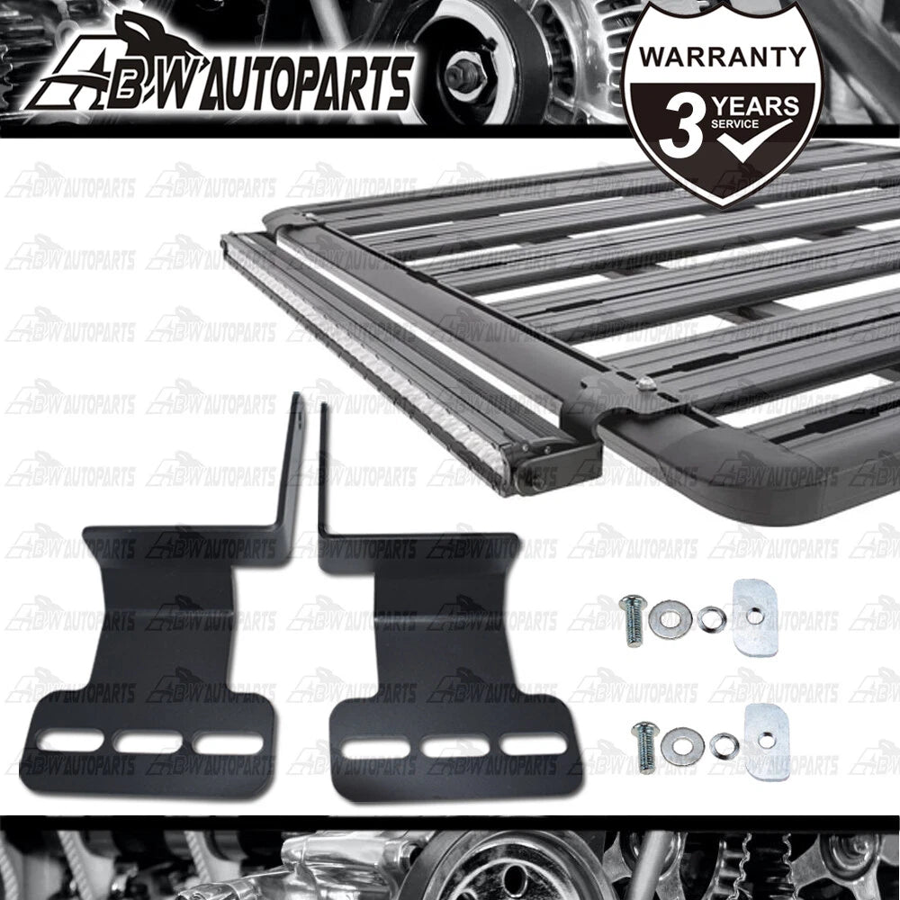 Pair for Rhino Rack Pioneer Platform Tray LED Light Bar Bracket