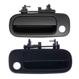 Door Handle Outer for Toyota Camry 93-97 Set of 2 Black FRONT LEFT+RIGHT
