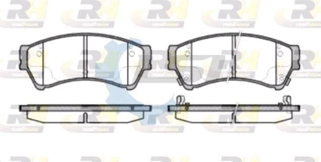 Front Brake Pads and Disc Rotors set for Mazda 6 GG 2005-2008 Akebono Caliper