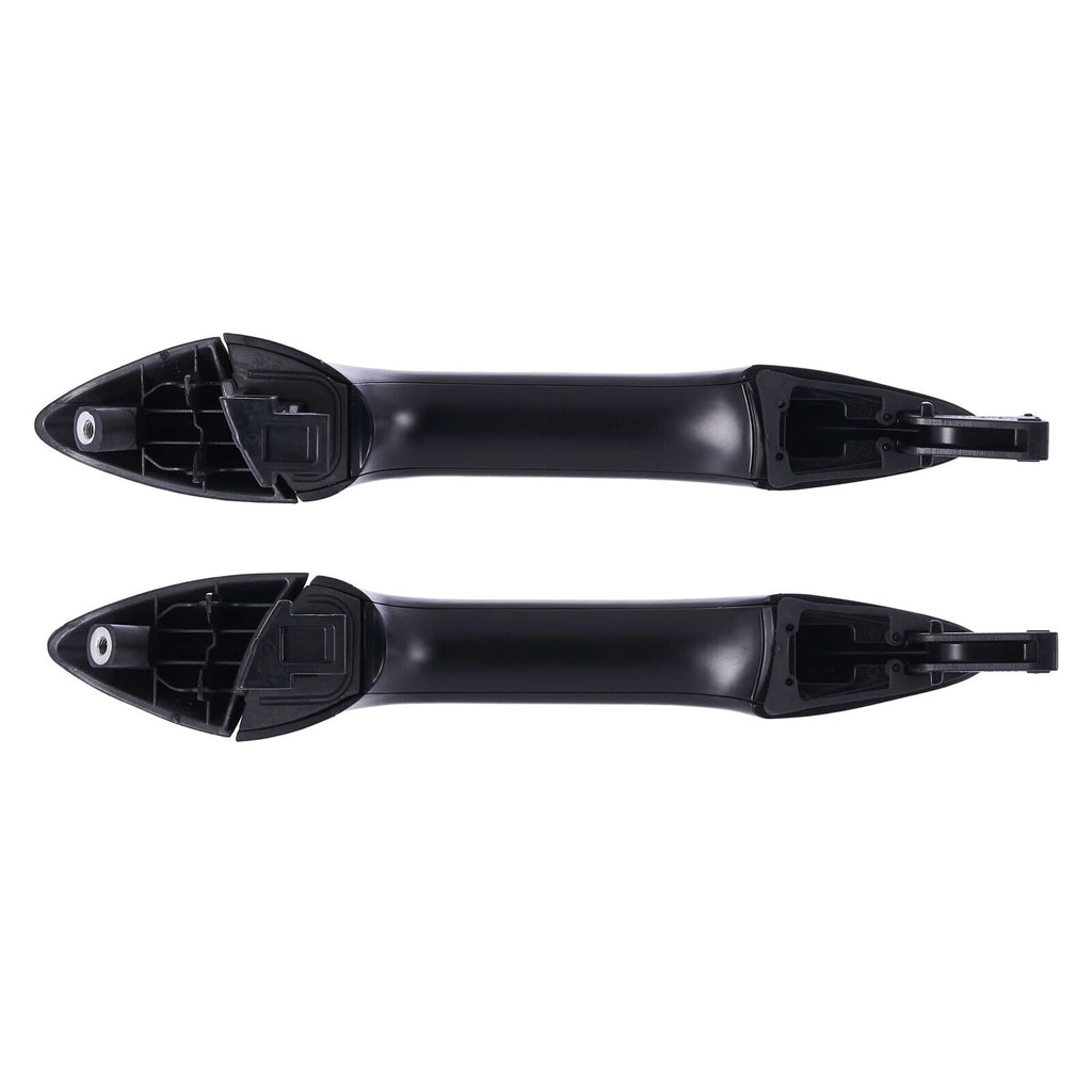 Door Handle Outer for Hyundai Elantra MD 11-15 Set of 2 Black REAR LEFT+RIGHT