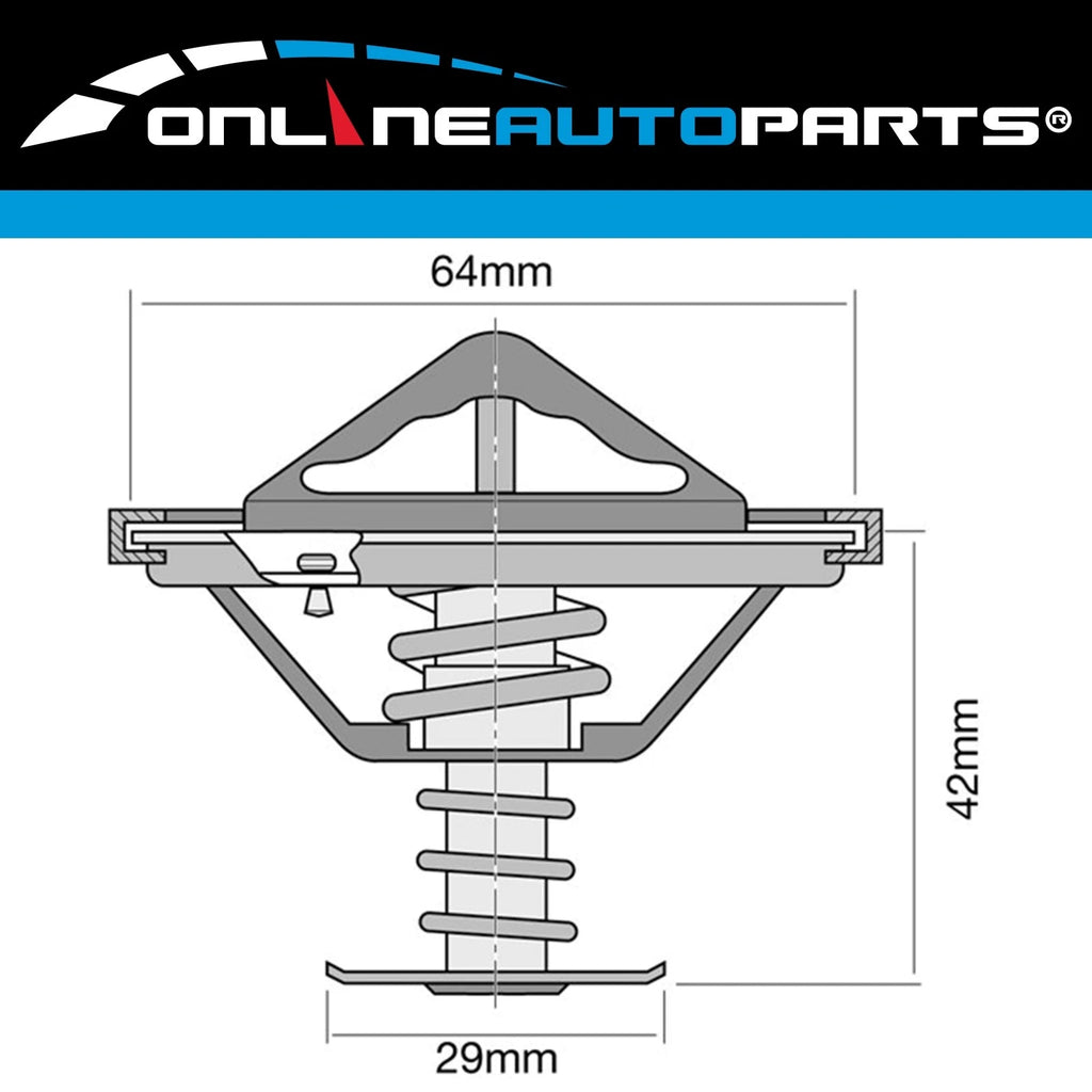 Thermostat for Mitsubishi Pajero NJ NK NL NM NP NS NT NW 1993-2013