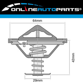 Thermostat for Mitsubishi Pajero NJ NK NL NM NP NS NT NW 1993-2013
