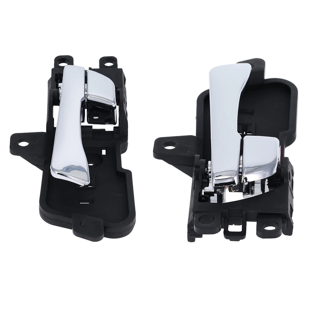2pc FRONT REAR LH & RH Inner Door Handle Chrome for Hyundai Sonata i45 10-14
