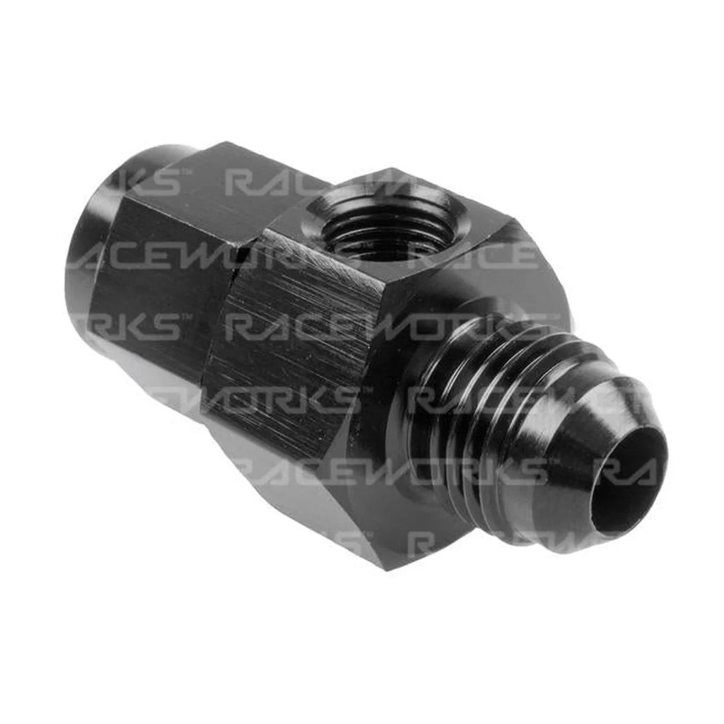 Raceworks Female Swivel To Male An-6 With 1/8" Npt Port