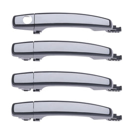 Chrome Outer Door Handles Front+Rear 4pcs for Holden Barina 11-18, Cruze 09-16