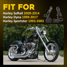 Load image into Gallery viewer, 2x Black motorcycle LED turn signal light indicator For Dyna Sportster Softail