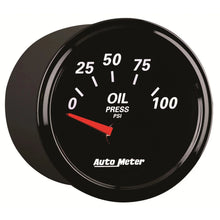 Load image into Gallery viewer, AutoMeter Designer Black II Oil Pressure AU1228