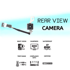 Tailgate Back Up Reverse Camera with 4 Pins OE Plug for Isuzu D-Max 16-20