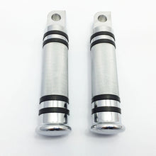 Load image into Gallery viewer, CNC Aluminum Chrome Foot Pegs Pedals Rootrest For Harley Dyna Sportster XL 883