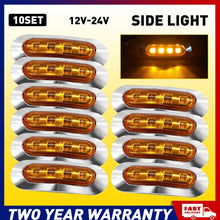 Load image into Gallery viewer, Amber LED Clearance Side Marker Light Lamp RV Truck Trailer Lorry 10-30x NEWA