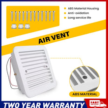 Load image into Gallery viewer, 12V RV Caravan Motorhome Side Air Trailer Vent Ventilation Cooling Exhaust Fan