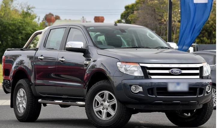 SIDE STEPS RUNNING BOARDS (STAINLESS STEEL 4'' ) fit FORD RANGER PX 2012 - 2020