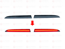 Load image into Gallery viewer, Smoked Black LED Rear Reflectors Pair Holden Commodore VE VF Sedan Wagon SS SV6