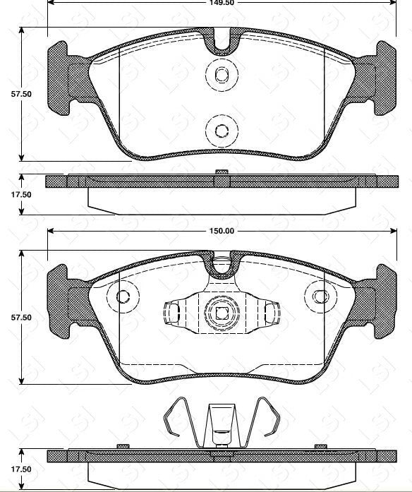 Front and Rear Brake Pads and Rotors Full SET Sensor for BMW 120 320 E87 E90