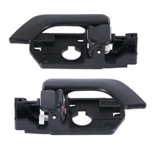 Load image into Gallery viewer, 2pc FRONT Left &amp; Right Inner Door Handle Black for Hyundai Tiburon 2003-08