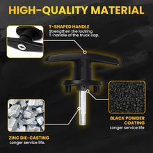 Load image into Gallery viewer, Heavy-Duty Rear Fixing Canopy T-Lock Handle, Metal for Ute Canopy *R/L hand AU