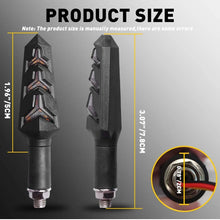 Load image into Gallery viewer, 2X 12V Motorcycle Turn Signal Light Tail Indicator LED Water Motorbike Light