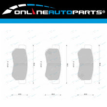 Load image into Gallery viewer, Rear Disc Brake Pads Set for Kia Sportage JA KM 1996~2010 FE G6BA G4GC G4ED D4EA