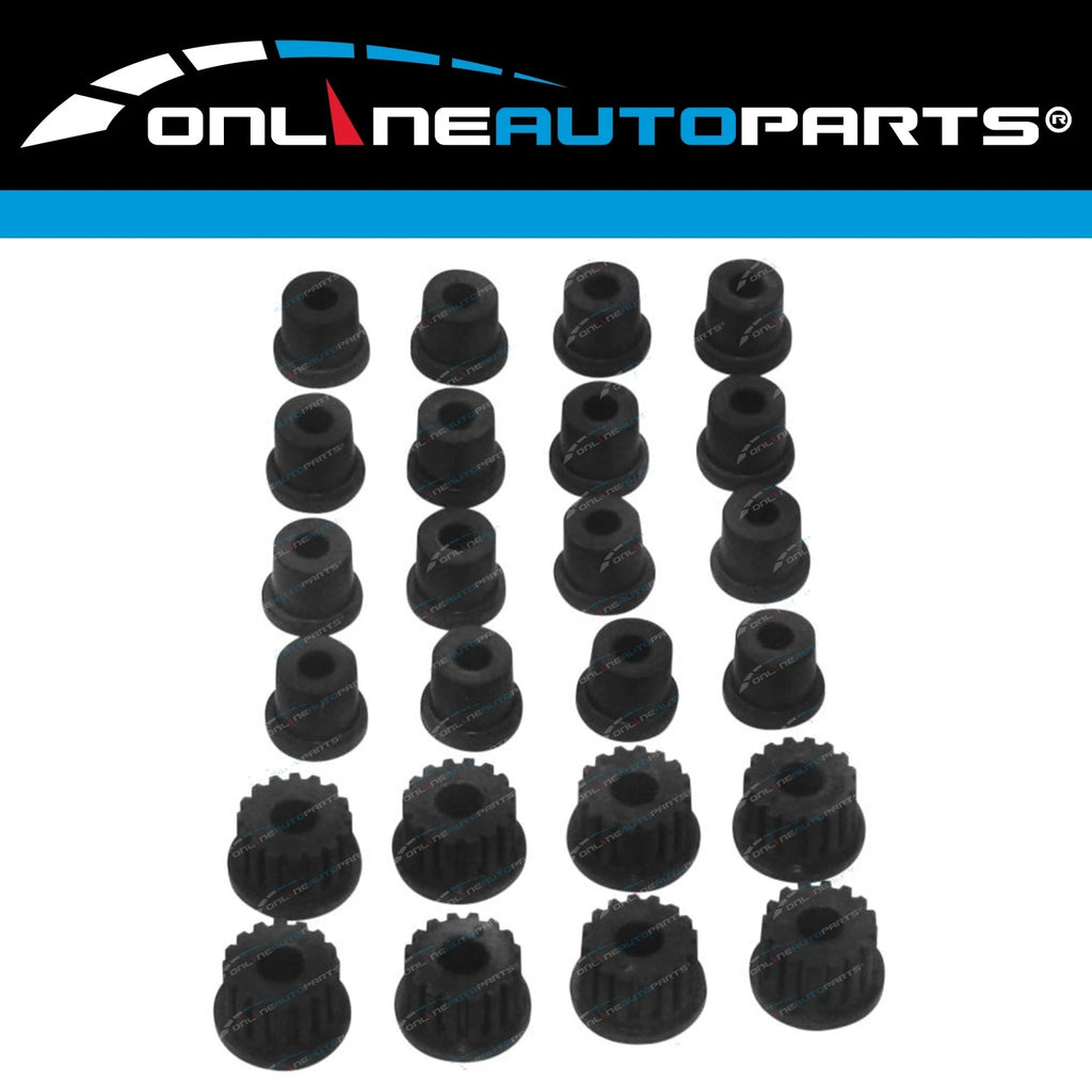 Set of 4 - 50mm Raised Leaf Springs for Suzuki Sierra LJ SJ + Bolts + Bushings