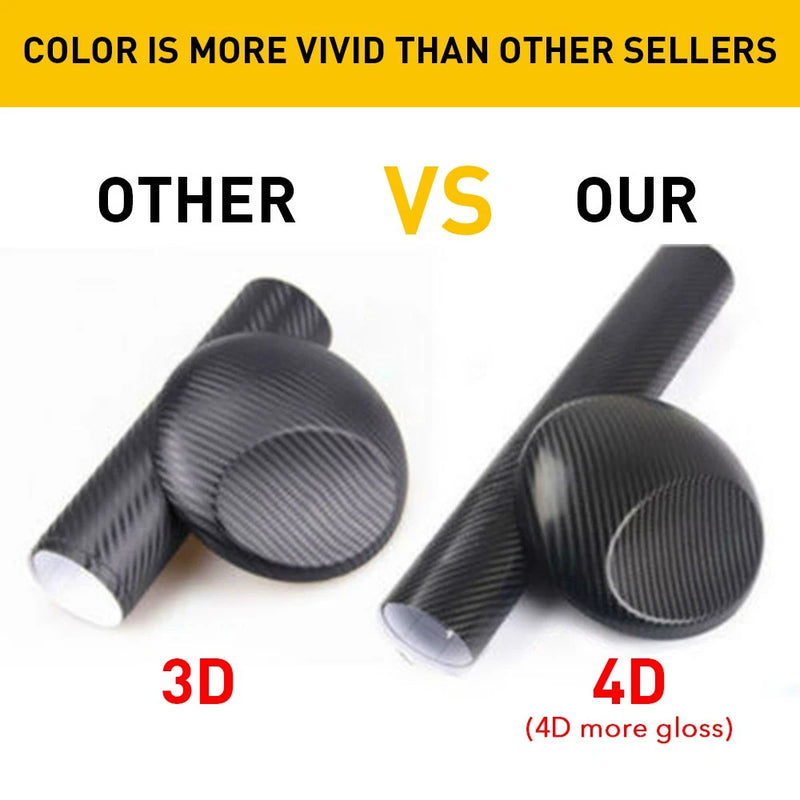 Universal 90cm Carbon Fiber Rear Bumper Trunk Sill Protector Guard