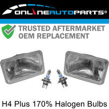 Load image into Gallery viewer, D/Glass Outer Headlights Lamp Upgrade Kit H4 60/55w for Landcruiser 80 Series