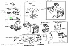Load image into Gallery viewer, GENUINE Toyota LandCruiser 100 Series Centre Console Cup Holder Insert Divider