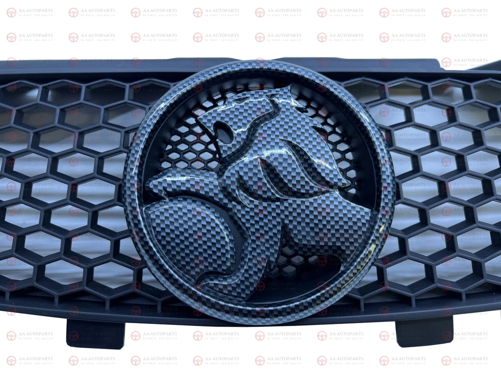 Carbon Fibre Front & Back Rear Badge Set Pair Holden Commodore VE VF SV6 SS SSV