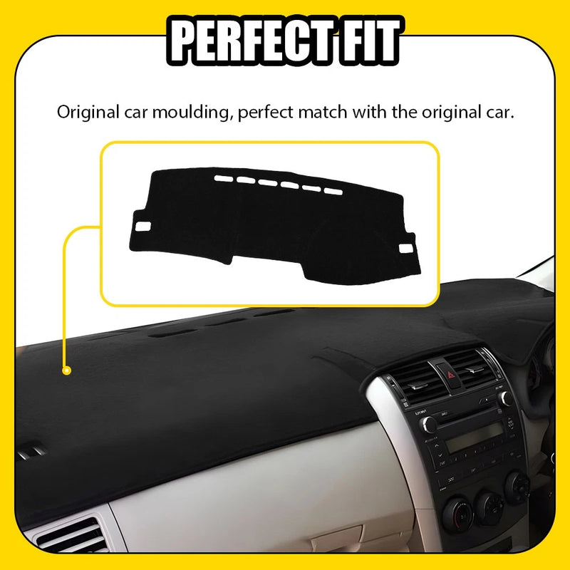 Dash Mat Sun Cover for Toyota Corolla Axio Fielder 2007-2012 RHD