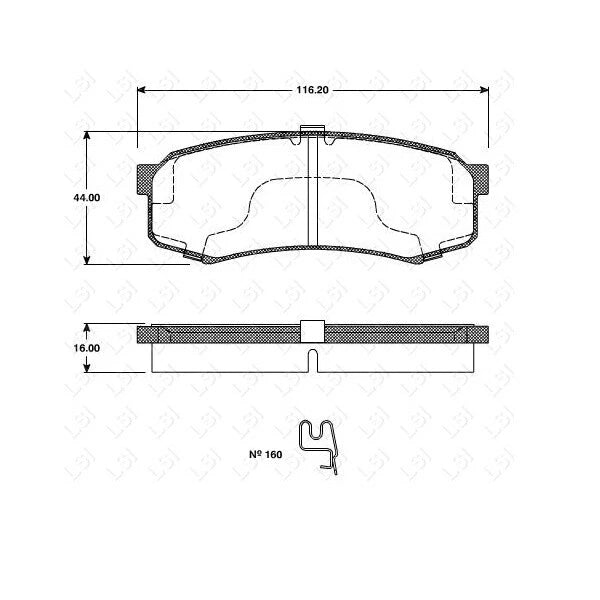 Front and Rear Brake Pads and Disc Rotors Full Set for Prado 150 KDJ GRJ GDJ