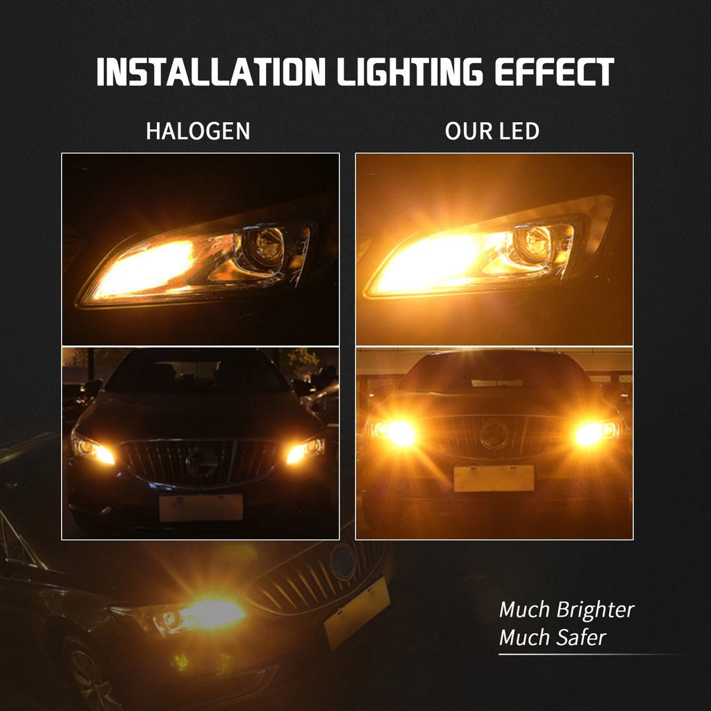 2X AUXITO LED PY21W BAU15s BRIGHT Bulbs Globe AMBER for Turn Indicator Signal