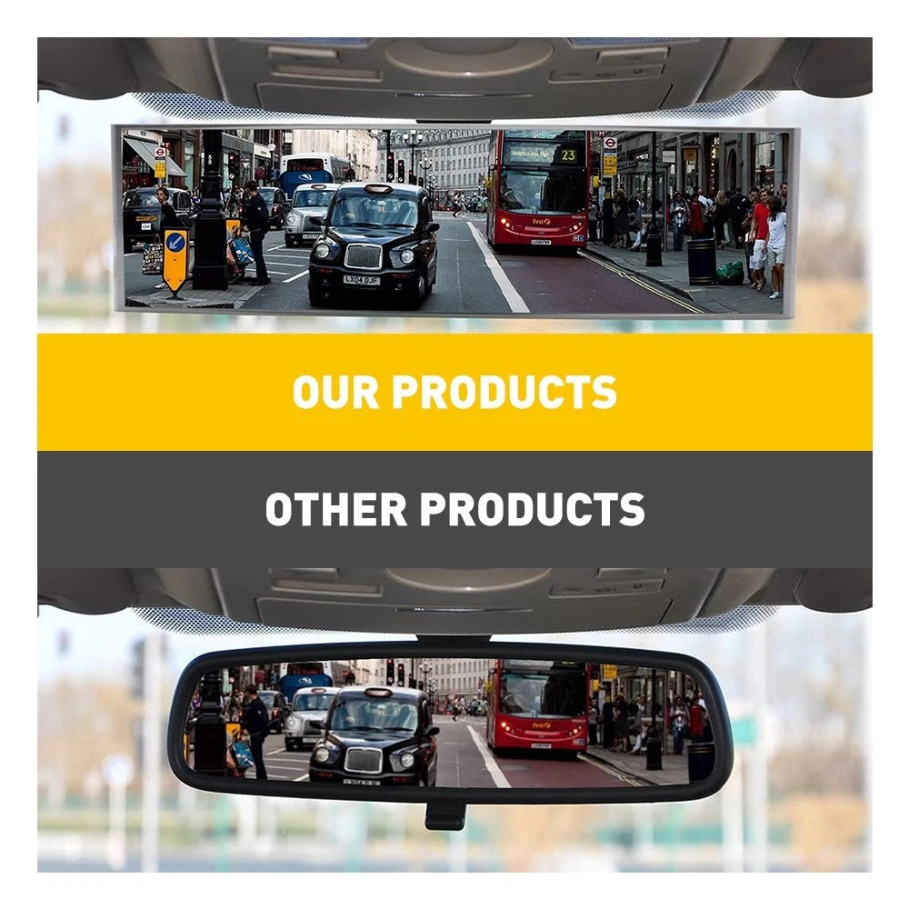 Universal Wide Angle Rear View Mirror Rearview Universal Car Van Parking 300MM