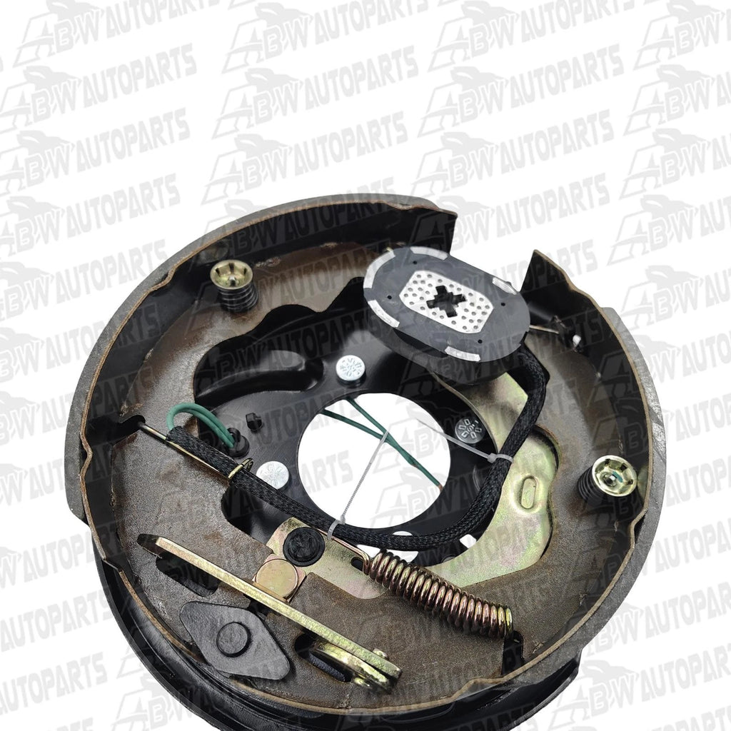 4-Piece 10" Trailer Caravan Electric Brake Backing Plates & Park Brake Lever Au